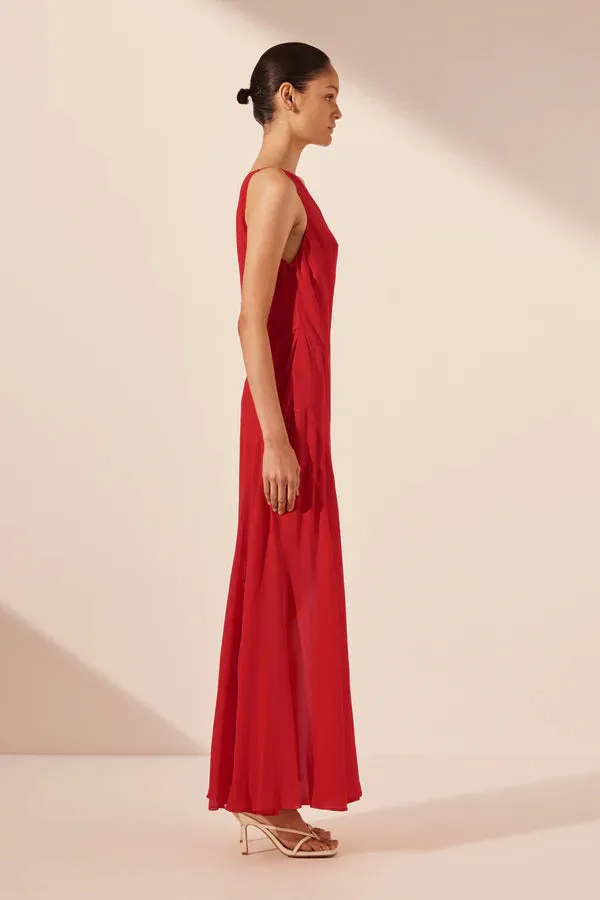 SHONA JOY - Amina One Shoulder Maxi Dress