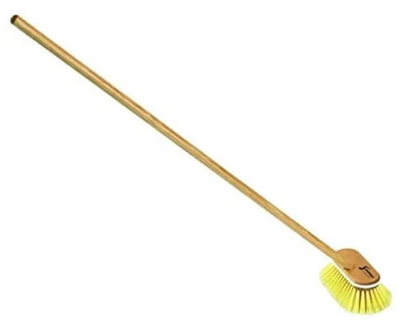 Shurhold 1960 Matine Mate Solt Deck Brush W/ 48" Wooden Handle