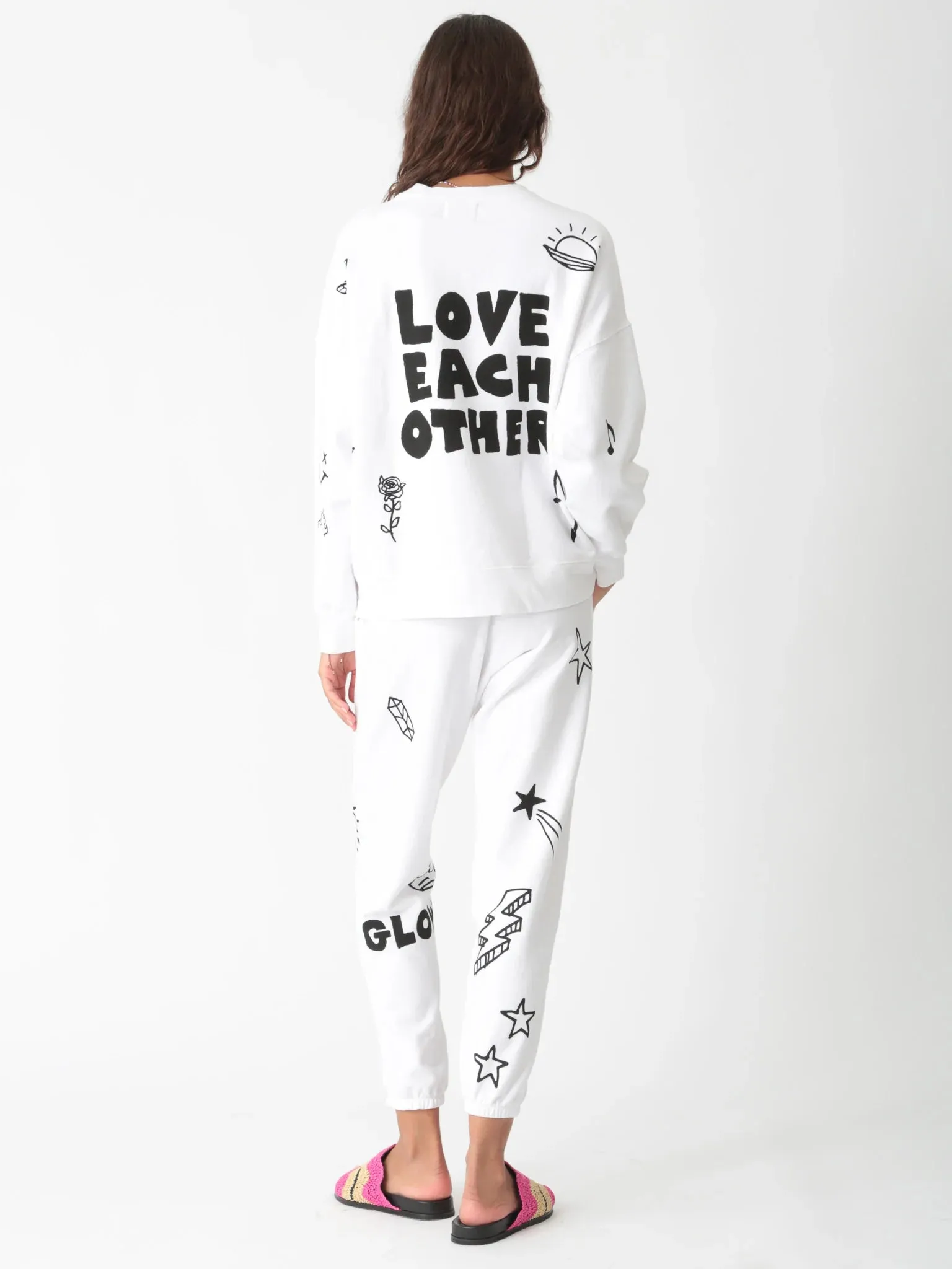 Siesta Sweatpant-Doodle, Cloud/Onyx