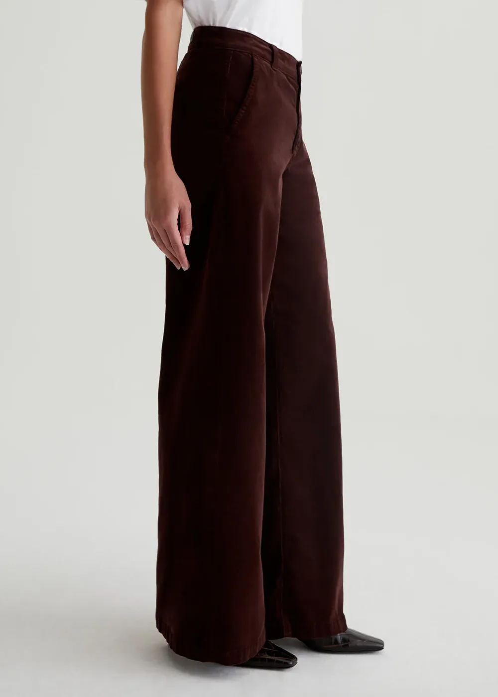 Stella Mid Rise Corduroy Palazzo Pant