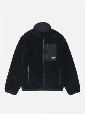 Stussy Sherpa Reversible Jacket - Black