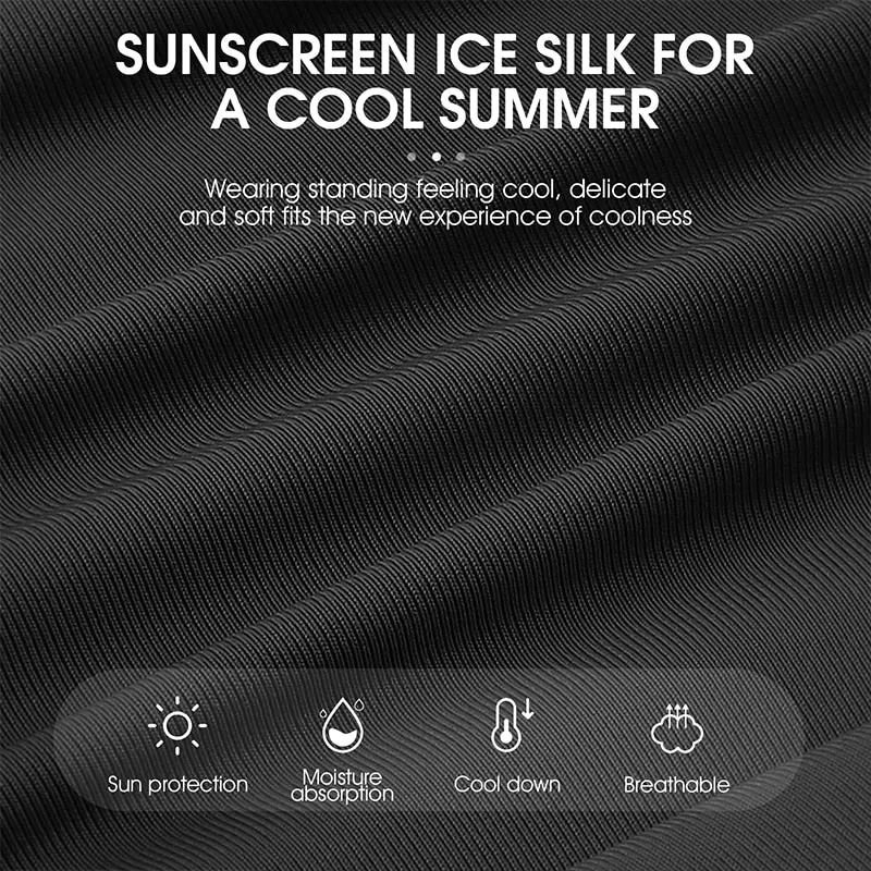 Summer Cycling Cap Anti-UV Sunscreen Ice Silk Bandana Bike Hat Outdoor Sport Fishing Motorcycle Bicycle Balaclava
