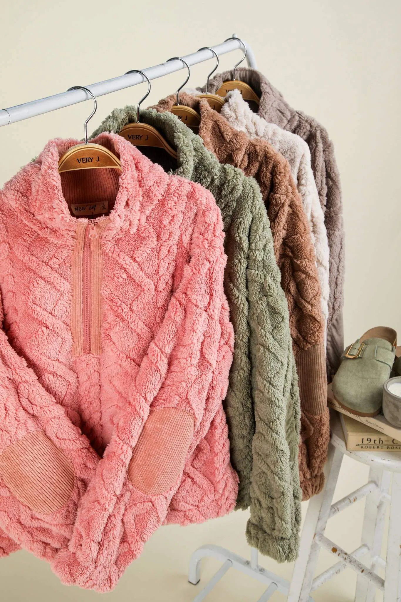 TEDDY BEAR SHERPA - By Very J (blush)
