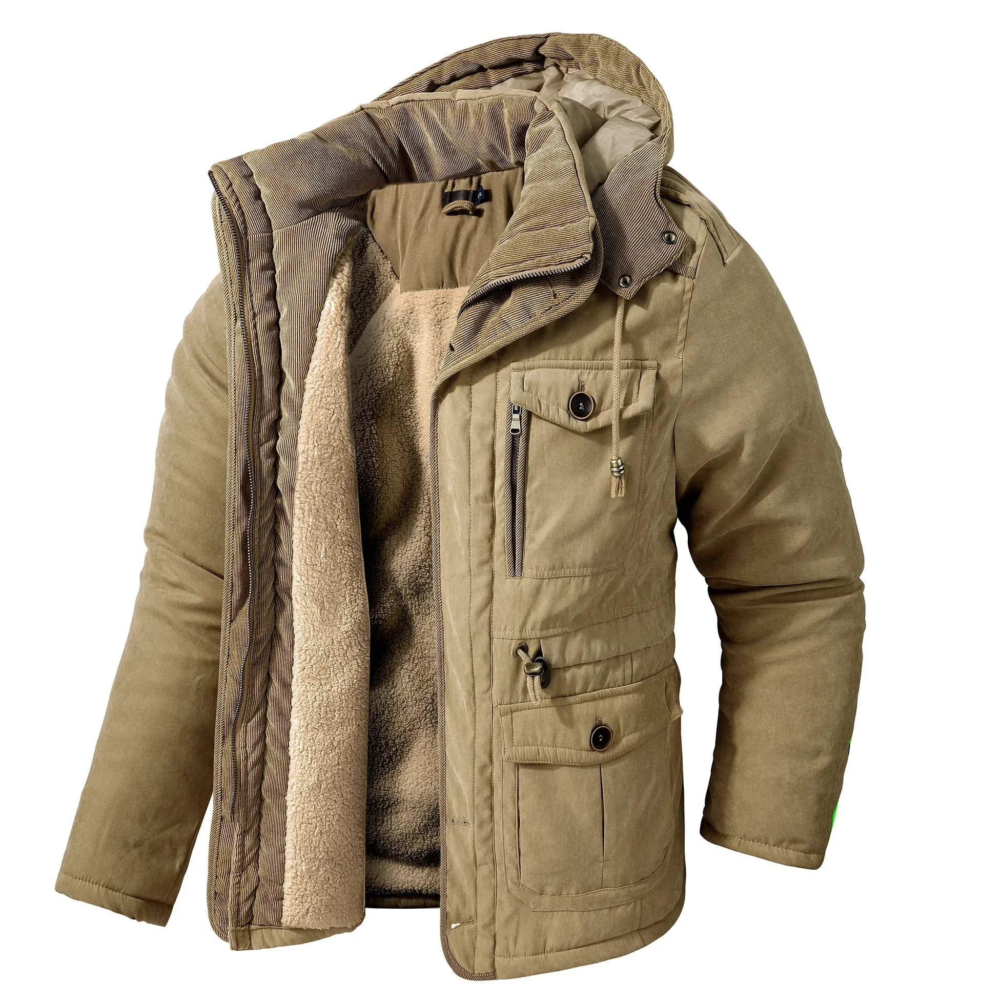 Winter Fleece Parka for Men