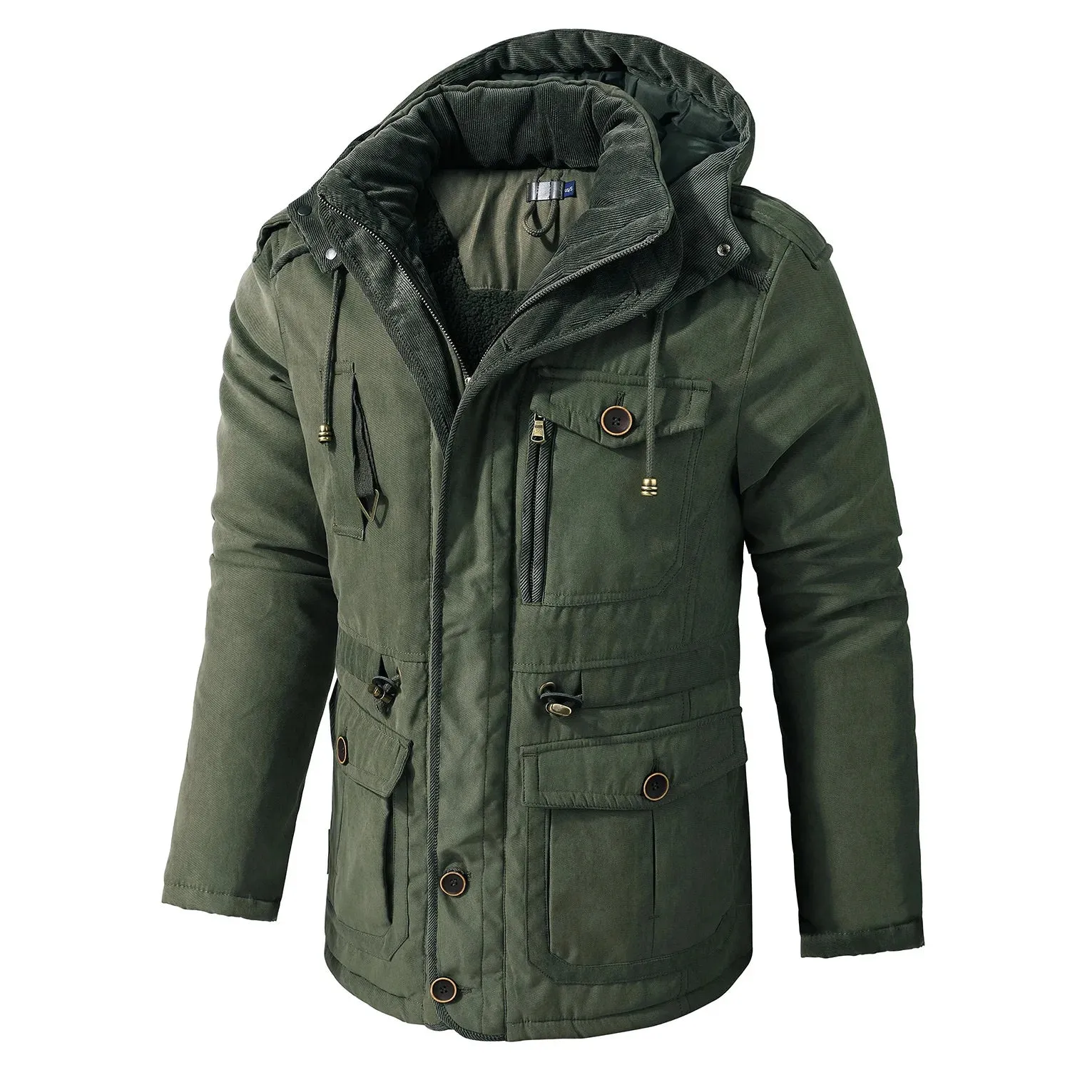 Winter Fleece Parka for Men