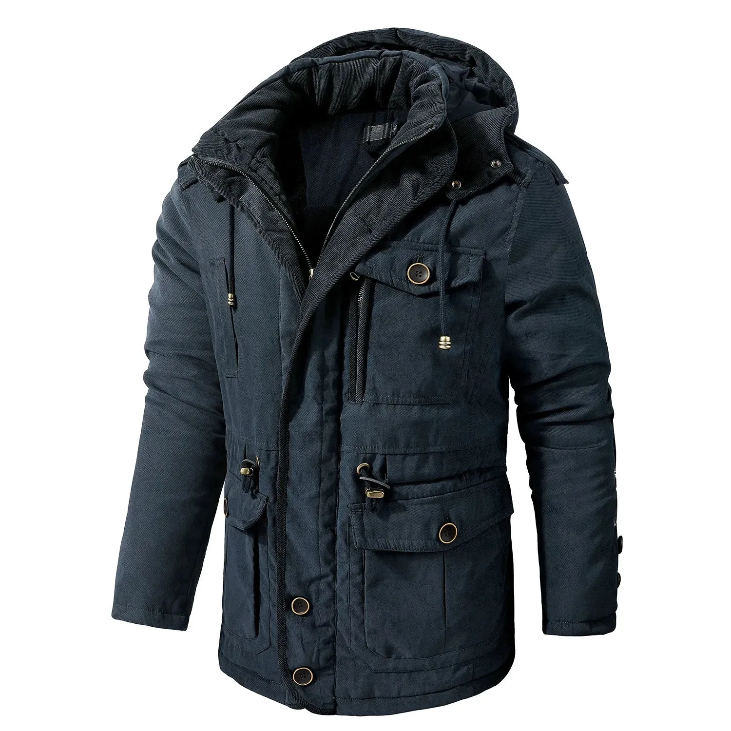 Winter Fleece Parka for Men