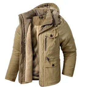 Winter Fleece Parka for Men