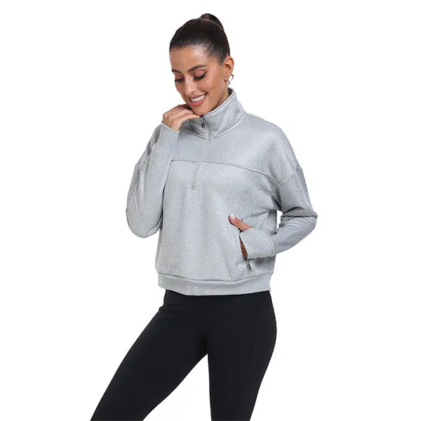 Women's Half Zip Pullover Long Sleeve
