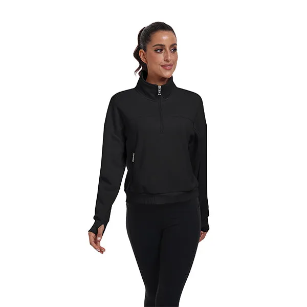 Women's Half Zip Pullover Long Sleeve