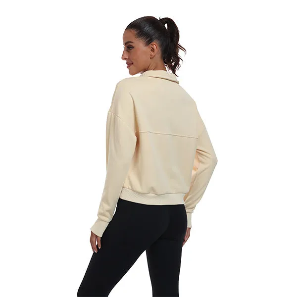 Women's Half Zip Pullover Long Sleeve