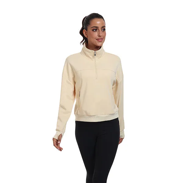 Women's Half Zip Pullover Long Sleeve