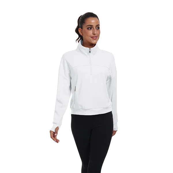 Women's Half Zip Pullover Long Sleeve