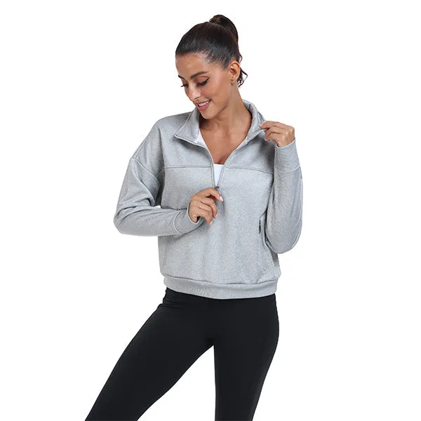 Women's Half Zip Pullover Long Sleeve