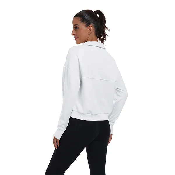 Women's Half Zip Pullover Long Sleeve