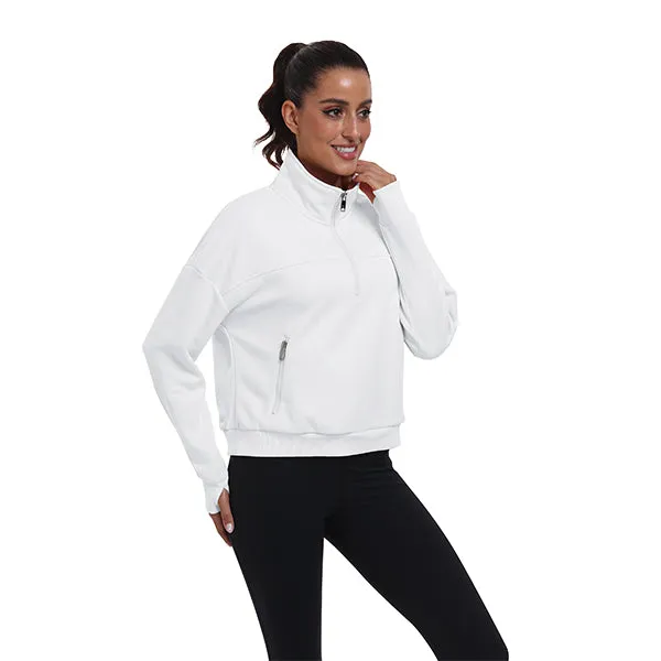 Women's Half Zip Pullover Long Sleeve