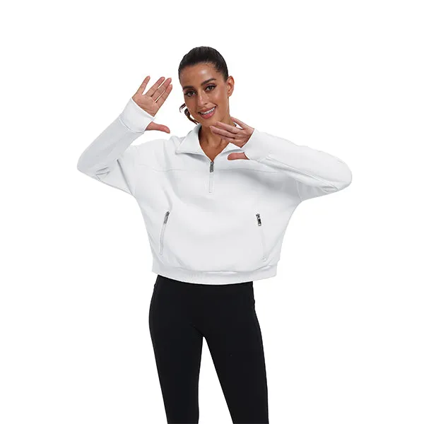 Women's Half Zip Pullover Long Sleeve