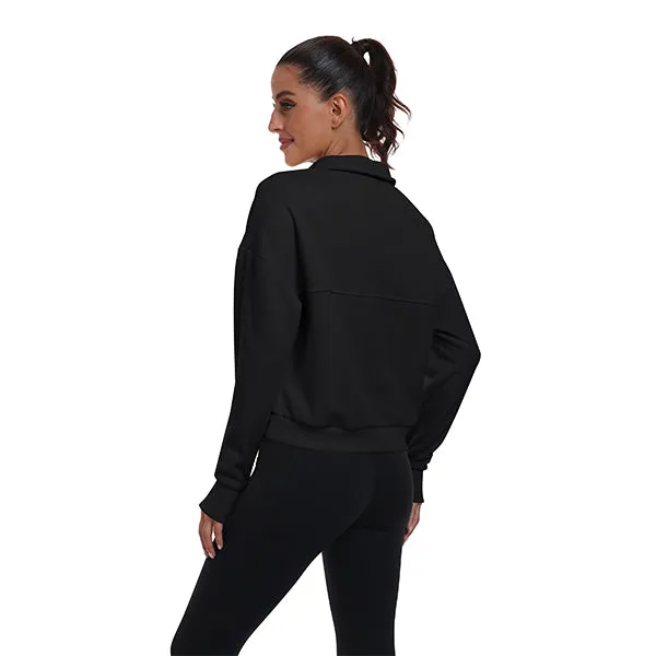 Women's Half Zip Pullover Long Sleeve