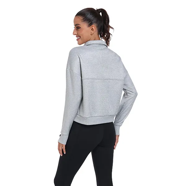 Women's Half Zip Pullover Long Sleeve