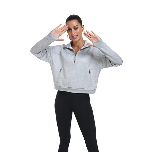 Women's Half Zip Pullover Long Sleeve