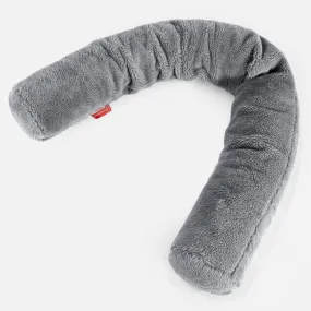 XXL Cuddle Cushion - Teddy Faux Fur Dark Grey