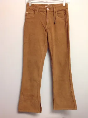 Zara Size 14 Brown Corduroy Big Girls Pants